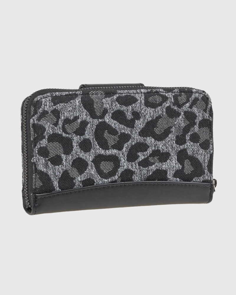 VERDE ΓΥΝΑΙΚΕΙΟ ΠΟΡΤΟΦΟΛΙ 18-0001572 ANIMAL PRINT ΜΑΥΡΟ - Image 3