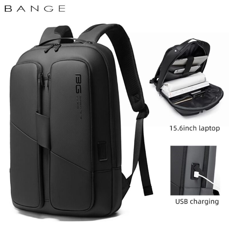 Σακίδιο πλάτης 24L Laptop 15,6” Bange 7238 μαύρο - Image 4