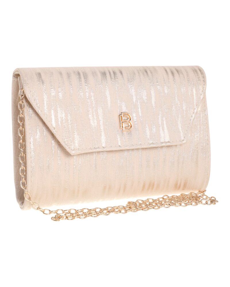 Τσάντα φάκελος clutch MD2520 - Χρυσό - Image 2