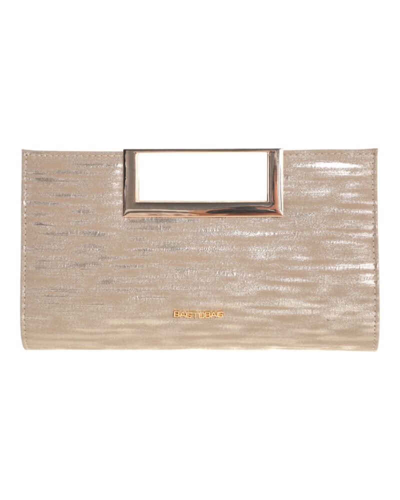 Τσάντα φάκελος clutch MD2521 - Σαμπανιζέ