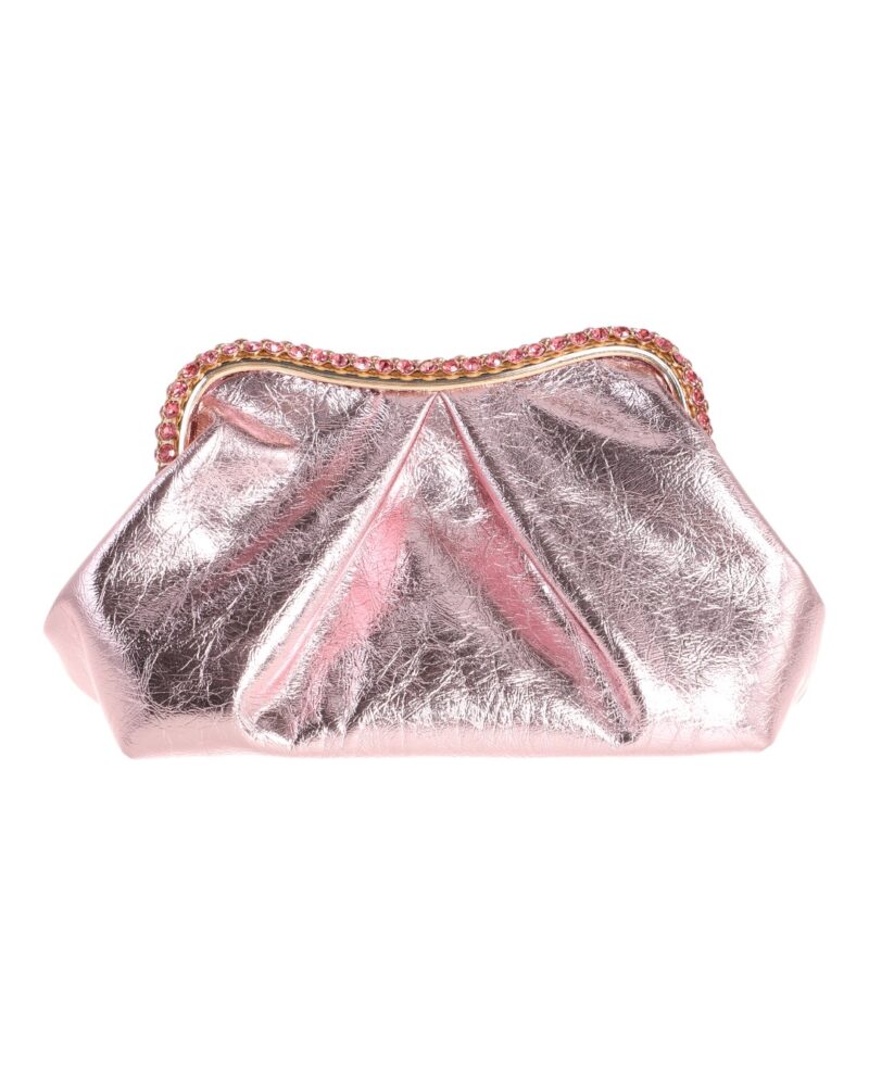 Τσάντα φάκελος clutch MD2537 - Ροζ