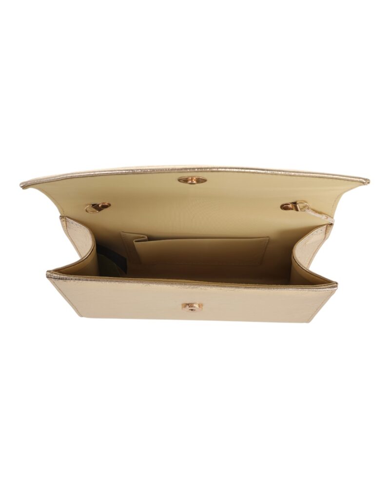 Τσάντα φάκελος clutch MD2538 - Χρυσό - Image 3