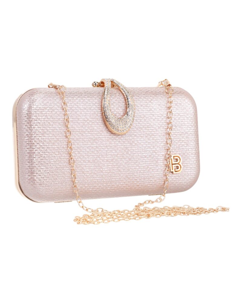 Τσάντα φάκελος clutch JH2240 - Ροζ - Image 3