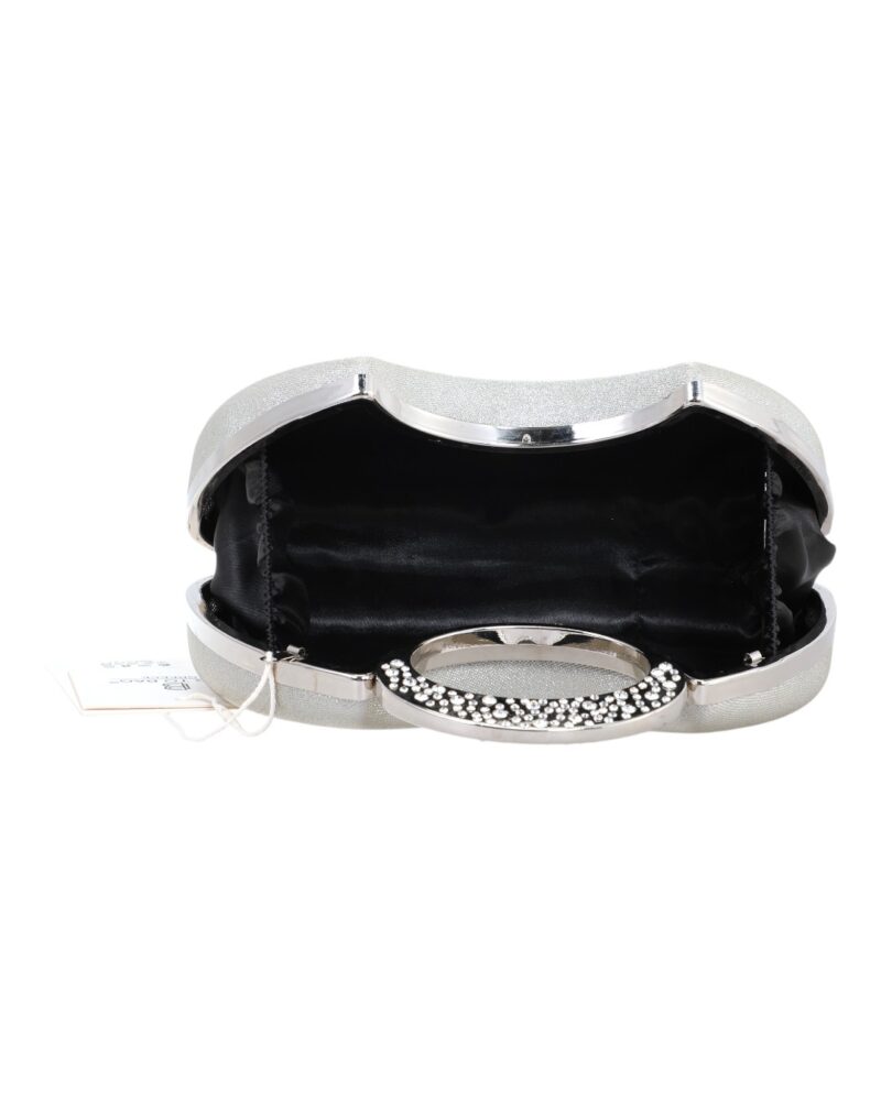 Τσάντα φάκελος clutch JH2241 - Ασημί - Image 2