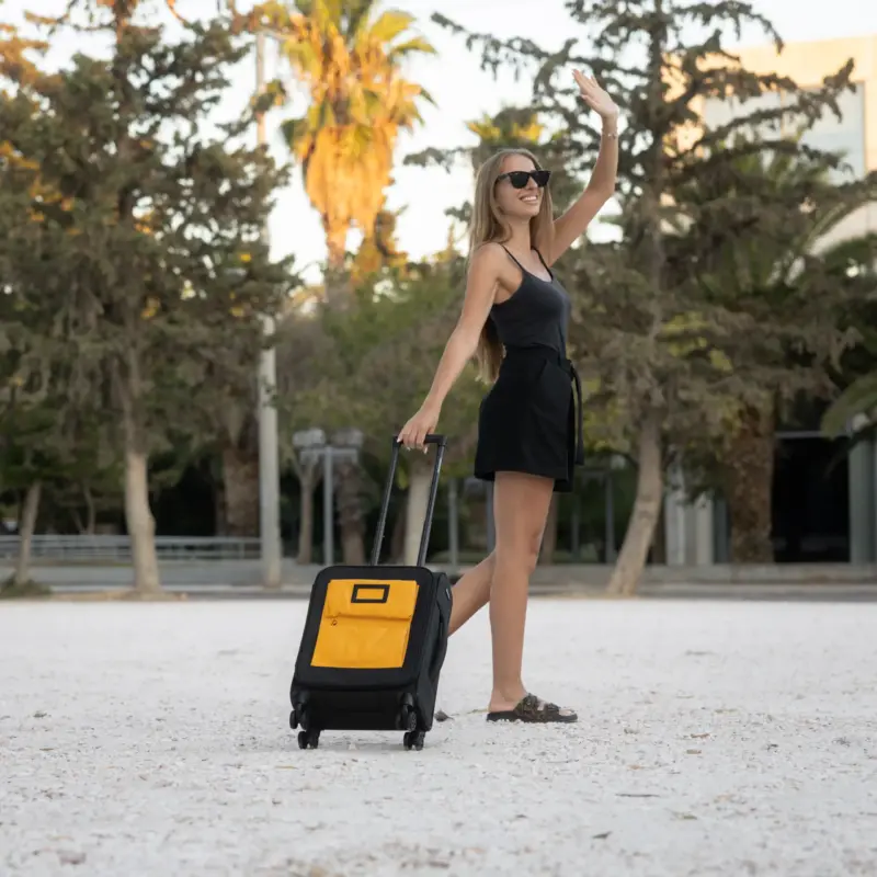 Βαλίτσα Υφασμάτινη καμπίνας Newcom N1618/50 yellow - Image 2