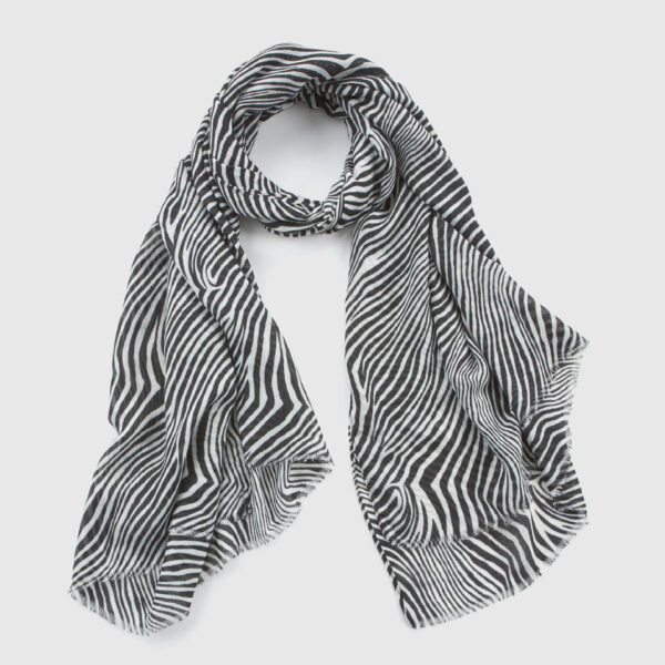 VERDE ΓΥΝΑΙΚΕΙΑ ΕΣΑΡΠΑ 03-0002529 ANIMAL PRINT ΜΑΥΡΟ