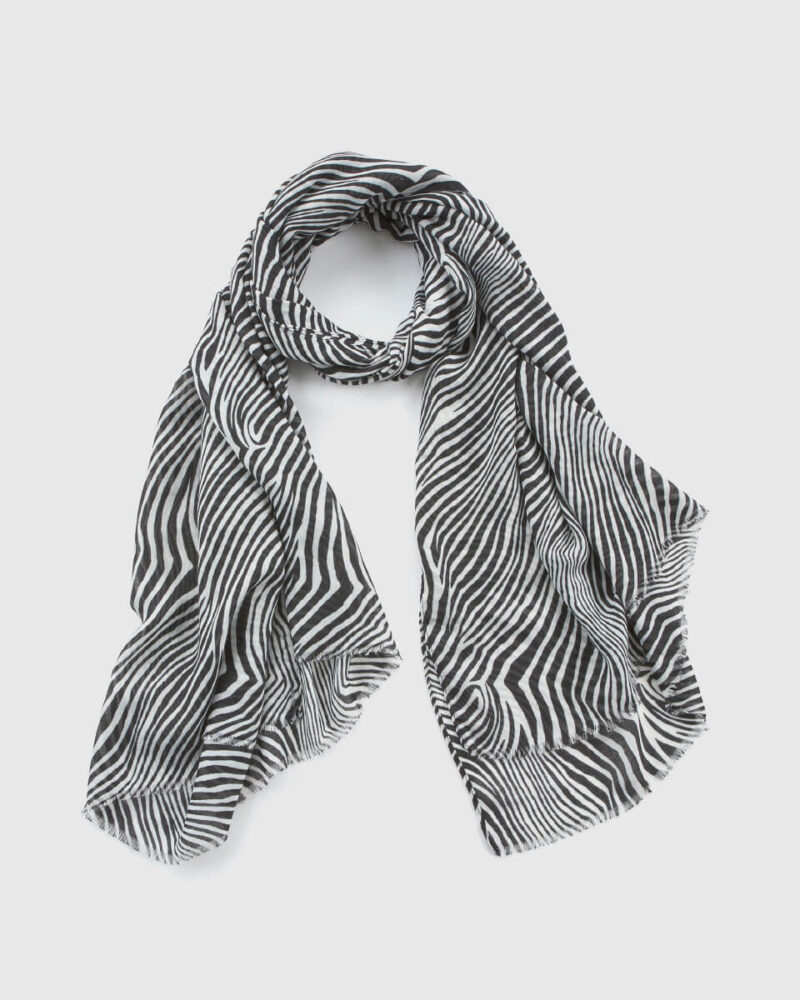 VERDE ΓΥΝΑΙΚΕΙΑ ΕΣΑΡΠΑ 03-0002529 ANIMAL PRINT ΜΑΥΡΟ