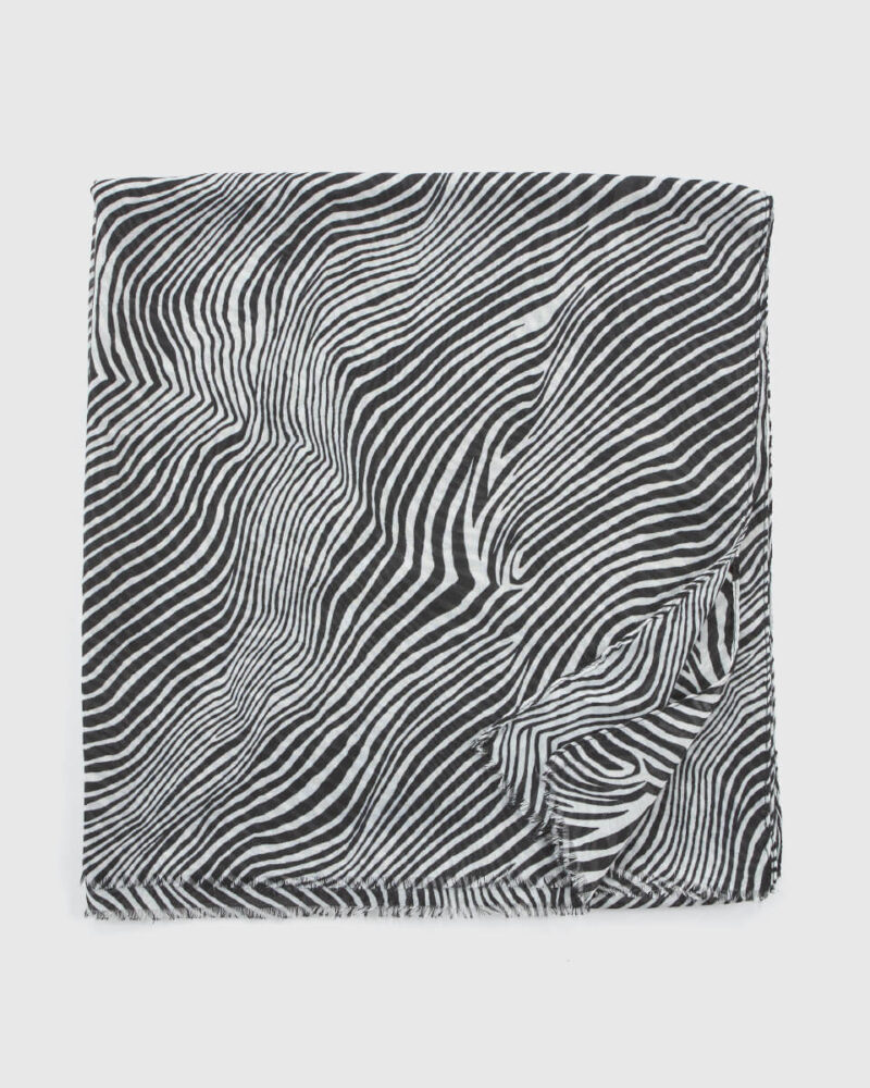 VERDE ΓΥΝΑΙΚΕΙΑ ΕΣΑΡΠΑ 03-0002529 ANIMAL PRINT ΜΑΥΡΟ - Image 2