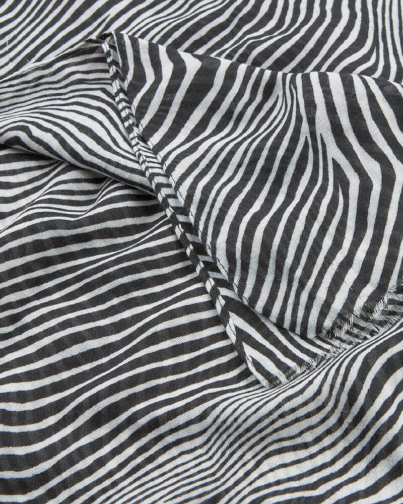 VERDE ΓΥΝΑΙΚΕΙΑ ΕΣΑΡΠΑ 03-0002529 ANIMAL PRINT ΜΑΥΡΟ - Image 3