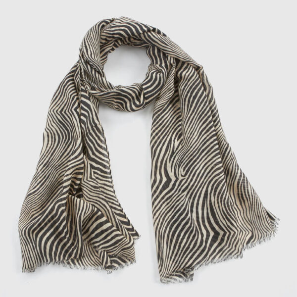 VERDE ΓΥΝΑΙΚΕΙΑ ΕΣΑΡΠΑ 03-0002529 ANIMAL PRINT ΜΠΕΖ