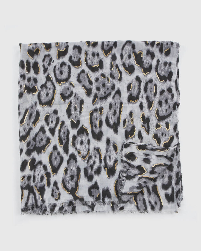 VERDE ΓΥΝΑΙΚΕΙΑ ΕΣΑΡΠΑ 03-0002532 ANIMAL PRINT ΜΑΥΡΟ - Image 2
