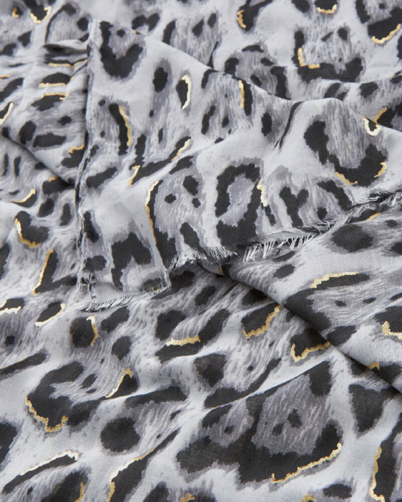 VERDE ΓΥΝΑΙΚΕΙΑ ΕΣΑΡΠΑ 03-0002532 ANIMAL PRINT ΜΑΥΡΟ - Image 3