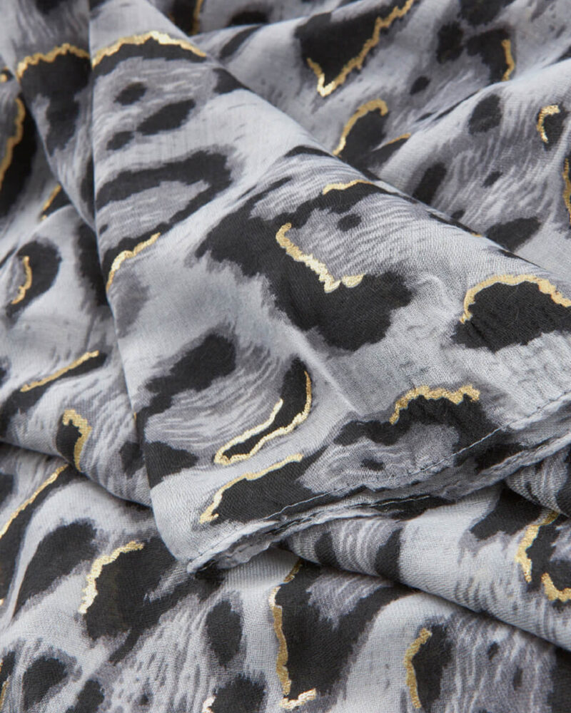 VERDE ΓΥΝΑΙΚΕΙΑ ΕΣΑΡΠΑ 03-0002532 ANIMAL PRINT ΜΑΥΡΟ - Image 4