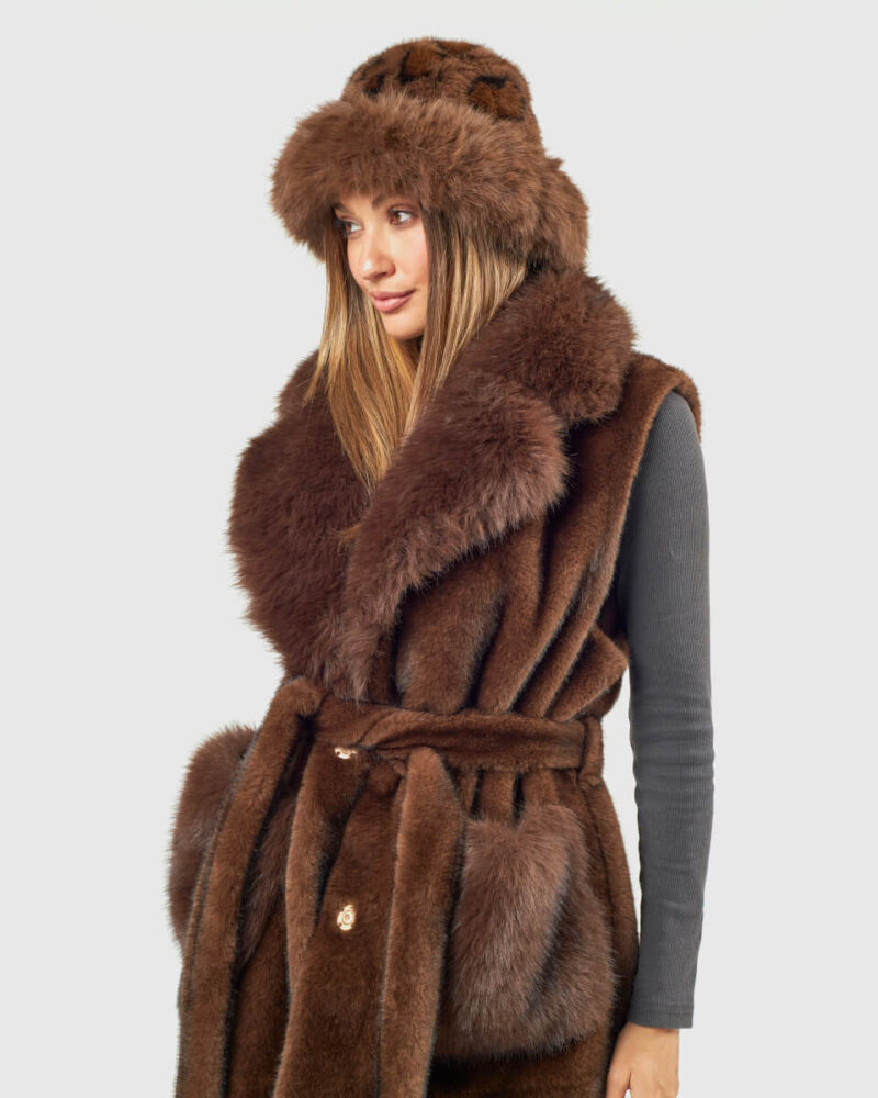 VERDE ΓΥΝΑΙΚΕΙΟ ΚΑΠΕΛΟ 05-0000847 ANIMAL PRINT ΚΑΦΕ - Image 5