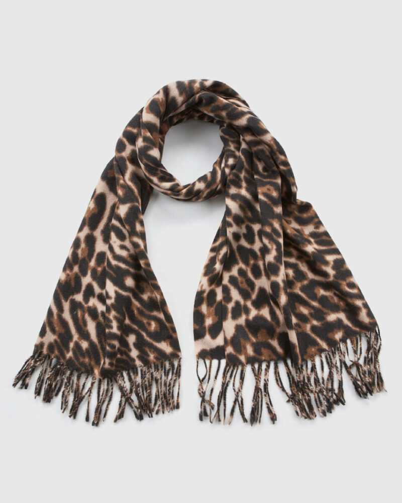 VERDE ΓΥΝΑΙΚΕΙΟ ΚΑΣΚΟΛ 06-0001331 ANIMAL PRINT ΚΑΦΕ