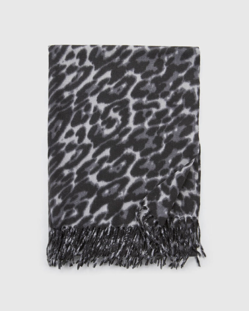 VERDE ΓΥΝΑΙΚΕΙΟ ΚΑΣΚΟΛ 06-0001331 ANIMAL PRINT ΜΑΥΡΟ - Image 2