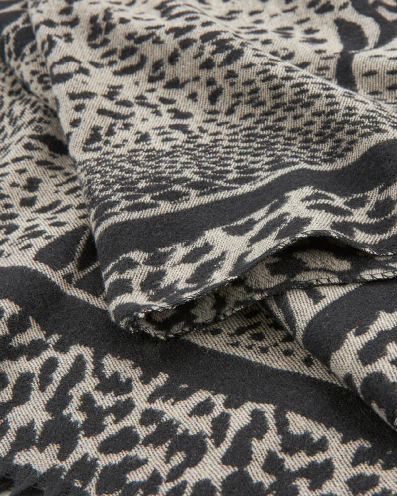 VERDE ΓΥΝΑΙΚΕΙΟ ΚΑΣΚΟΛ 06-0001334  ANIMAL PRINT ΜΑΥΡΟ - Image 4