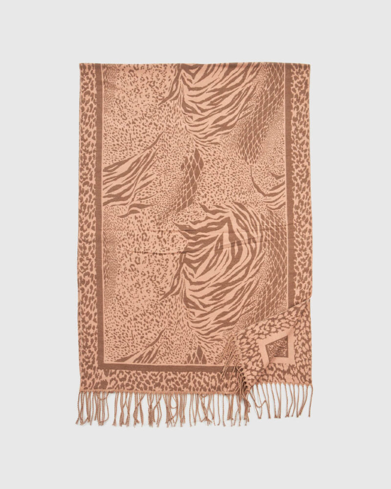 VERDE ΓΥΝΑΙΚΕΙΟ ΚΑΣΚΟΛ 06-0001334  ANIMAL PRINT ΠΟΥΡΟΥ - Image 2