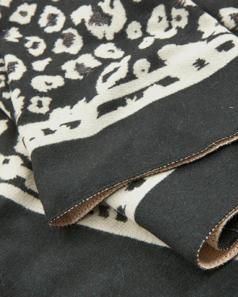 VERDE ΓΥΝΑΙΚΕΙΟ ΚΑΣΚΟΛ 06-0001336 ANIMAL PRINT ΜΑΥΡΟ - Image 4