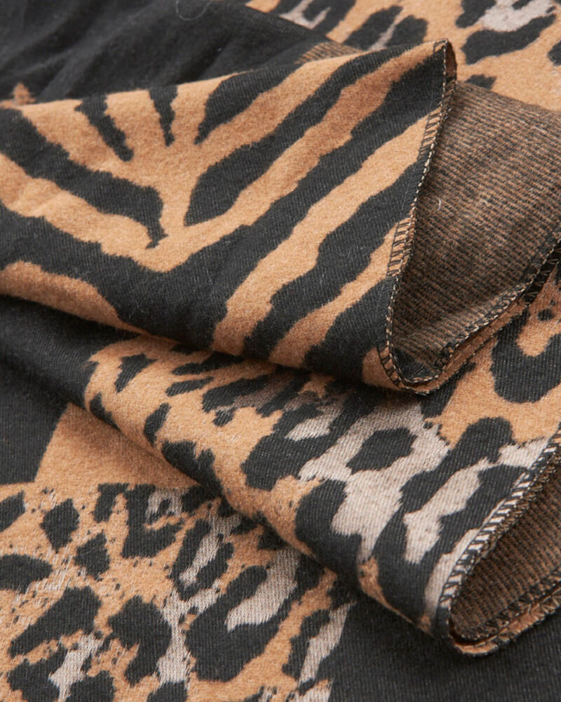VERDE ΓΥΝΑΙΚΕΙΟ ΚΑΣΚΟΛ 06-0001340  ANIMAL PRINT ΚΑΦΕ - Image 4