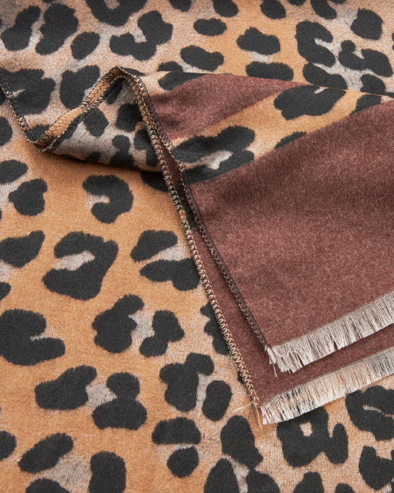 VERDE ΓΥΝΑΙΚΕΙΟ ΚΑΣΚΟΛ 06-0001342  ANIMAL PRINT ΚΑΦΕ - Image 3