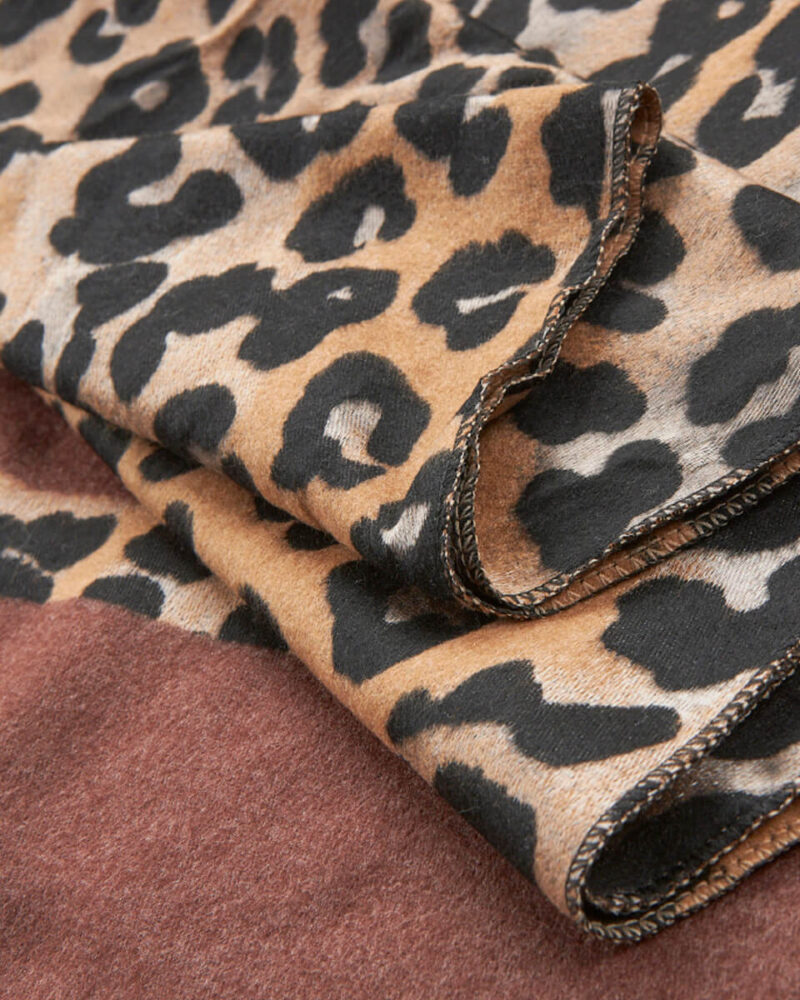 VERDE ΓΥΝΑΙΚΕΙΟ ΚΑΣΚΟΛ 06-0001342  ANIMAL PRINT ΚΑΦΕ - Image 4