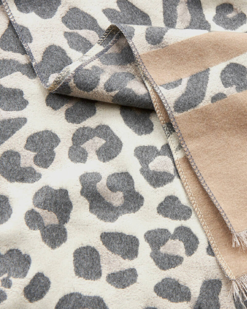 VERDE ΓΥΝΑΙΚΕΙΟ ΚΑΣΚΟΛ 06-0001342  ANIMAL PRINT ΜΠΕΖ - Image 3