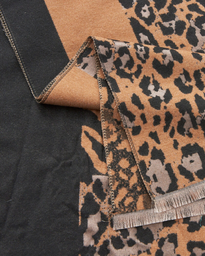 VERDE ΓΥΝΑΙΚΕΙΟ ΚΑΣΚΟΛ 06-0001344  ANIMAL PRINT ΚΑΦΕ - Image 3