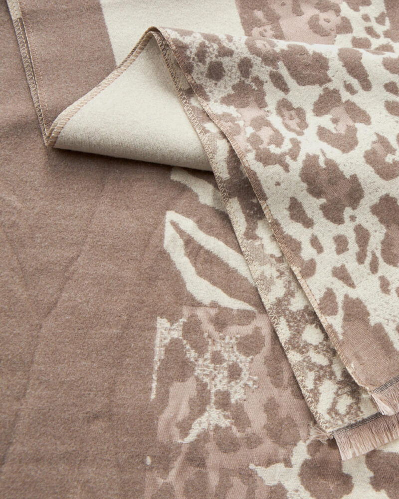 VERDE ΓΥΝΑΙΚΕΙΟ ΚΑΣΚΟΛ 06-0001344  ANIMAL PRINT ΜΠΕΖ - Image 3