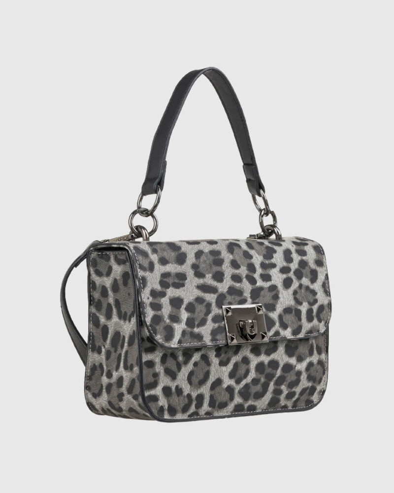 VERDE ΓΥΝΑΙΚΕΙΑ ΤΣΑΝΤΑ ΧΙΑΣΤΙ 16-0008184 ANIMAL PRINT ΜΑΥΡΟ - Image 2