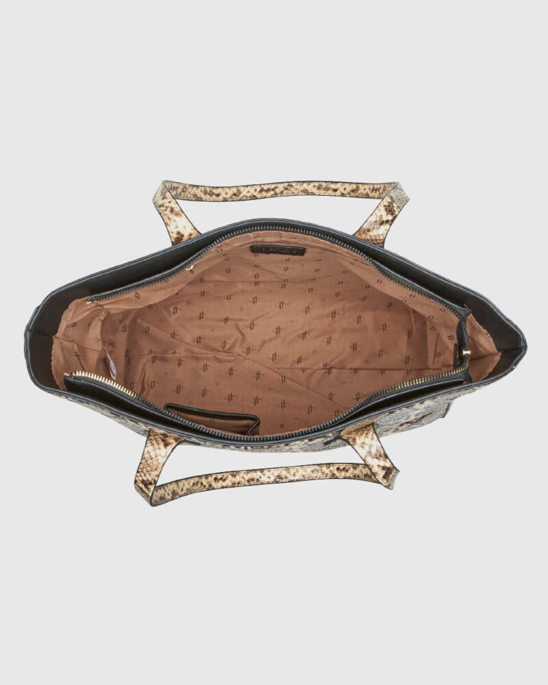 VERDE ΓΥΝΑΙΚΕΙΑ ΤΣΑΝΤΑ ΩΜΟΥ 16-0008239 ANIMAL PRINT ΜΠΕΖ - Image 4