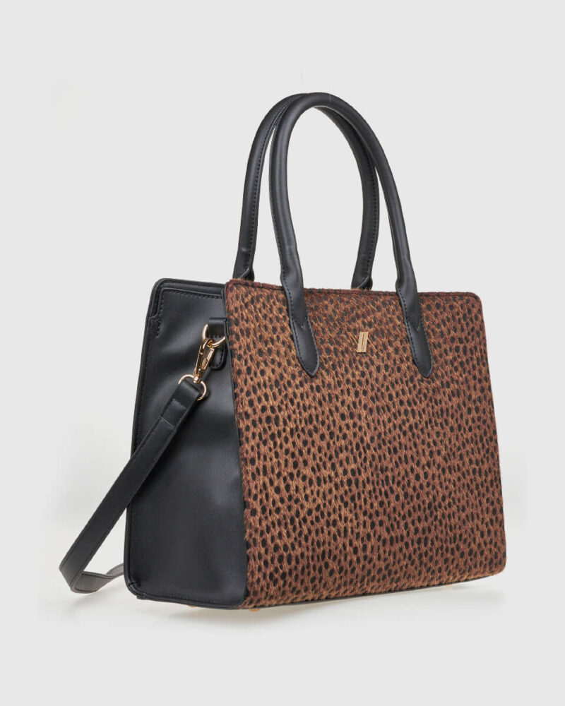 VERDE ΓΥΝΑΙΚΕΙΑ ΤΣΑΝΤΑ ΧΕΙΡΟΣ 16-0008262 ANIMAL PRINT ΚΑΦΕ - Image 2