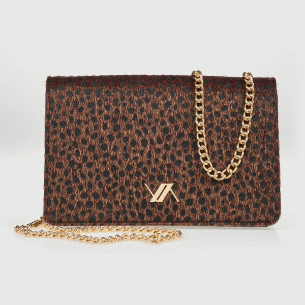 VERDE ΓΥΝΑΙΚΕΙΑ ΤΣΑΝΤΑ ΧΙΑΣΤΙ 16-0008263 ANIMAL PRINT ΚΑΦΕ