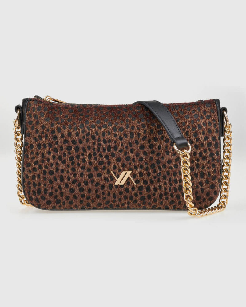 VERDE ΓΥΝΑΙΚΕΙΑ ΤΣΑΝΤΑ ΧΙΑΣΤΙ 16-0008264 ANIMAL PRINT ΚΑΦΕ