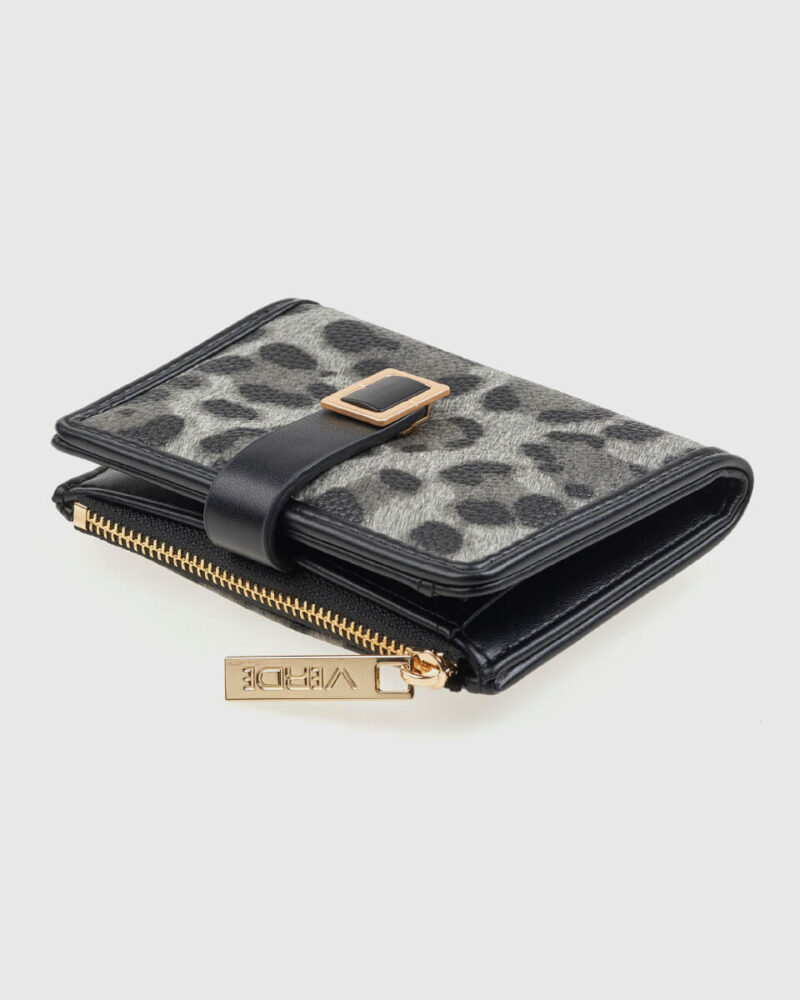 VERDE ΓΥΝΑΙΚΕΙΟ ΠΟΡΤΟΦΟΛΙ 18-0001558 ANIMAL PRINT ΜΑΥΡΟ - Image 5