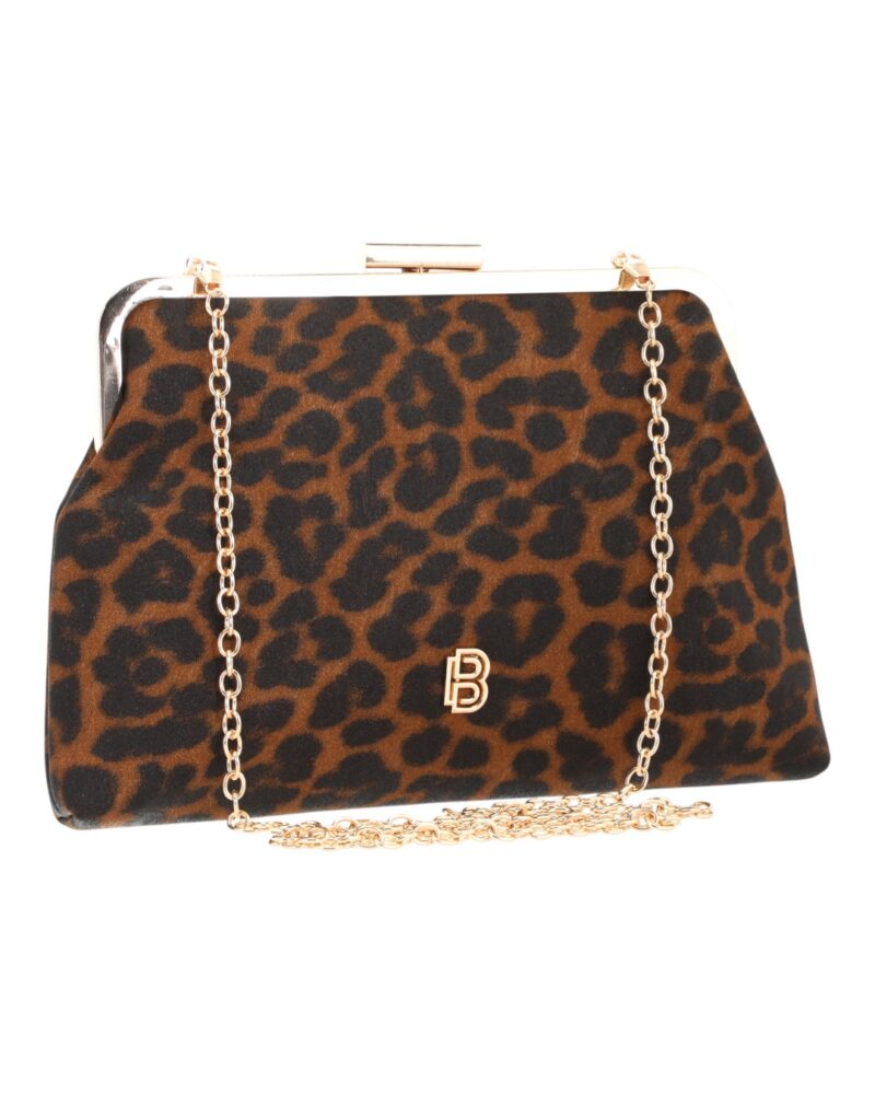 Τσάντα φάκελος clutch MD2518 - Animal Print - Image 3