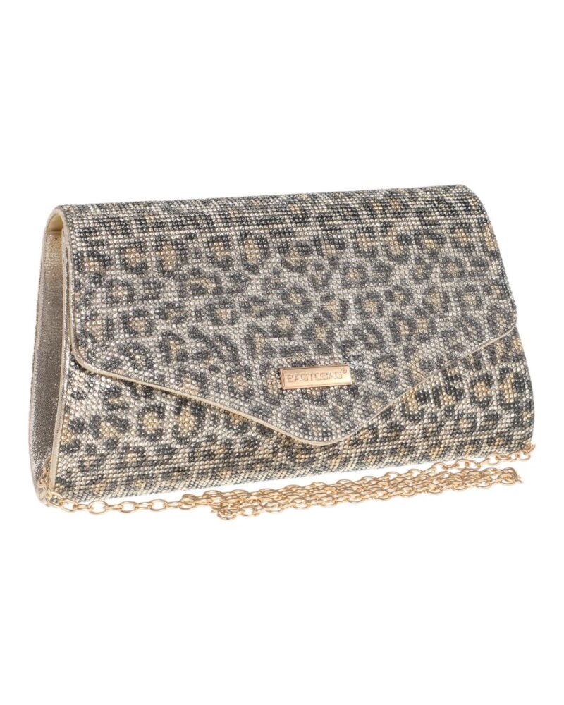 Τσάντα φάκελος clutch MD2510 - Χρυσό - Image 2