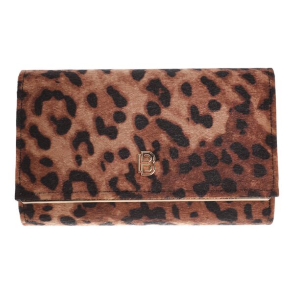 Τσάντα φάκελος clutch MD2517 - Καφέ