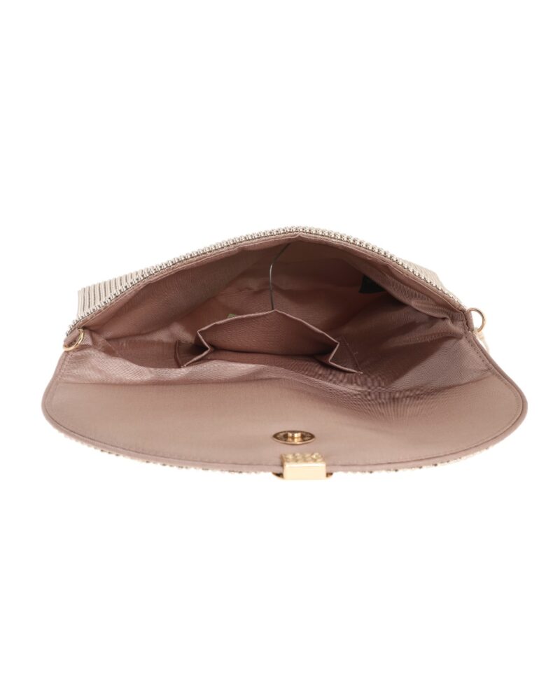 Τσάντα φάκελος clutch MD2512 - Σαμπανιζέ - Image 3
