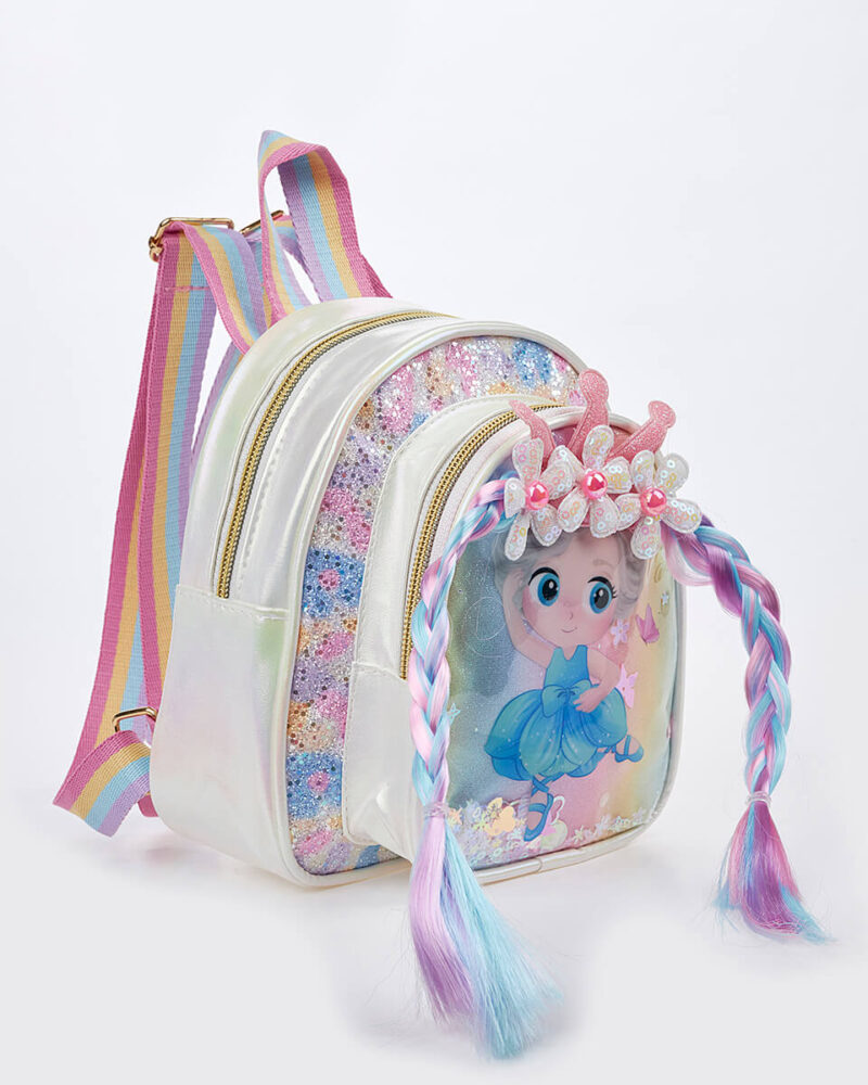 Παιδικό Σακίδιο Πλάτης Princess Wings   XK-9998 IVORY - Image 2